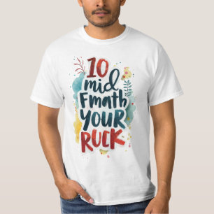 Trendy grafisch T-shirt met artistieke typografie