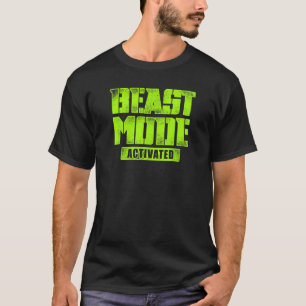 Trendy Grafische Beustmodus geactiveerd T-shirt