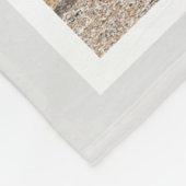 Trendy Gray Monochrome Familie Foto Collage Fleece Deken (Hoek)