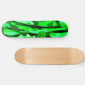 Trendy Green Camo Pattern Skateboard (Horizontaal)