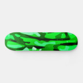 Trendy Green Camo Pattern Skateboard (Horizontaal)