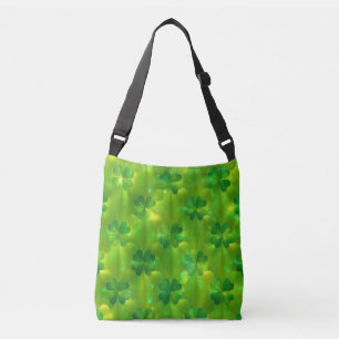 Trendy Green Clover 4 Lijsten Collectie Crossbody Tas