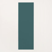 Trendy Green Glitter Monogrammed Aesthesie Yogamat (Achterkant)