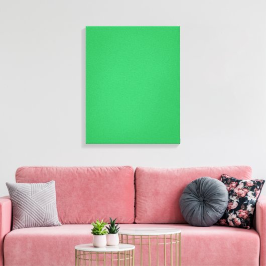 Trendy Green Grainy Background Canvas Afdruk (Insitu (Woonkamer))