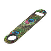 trendy green paars blauwgroen turkooise peace ock  speed flessenopener (Achterkant Gekanteld)