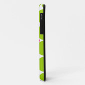 Trendy Green Polka Dot Pattern iPhone 5 Hoesje (Achterkant/links)