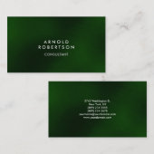 Trendy Green Stylish Modern Visitekaartje (Voorkant / Achterkant)