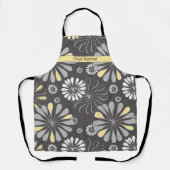 Trendy Grey and Yellow Floral Schort (Voorkant)