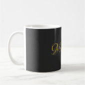 Trendy Grey Gold Plain Creative Modern Koffiemok (Links)