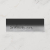 Trendy Grey Green Trainer Carte de visite maigre (Dos)