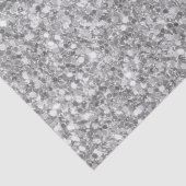 Trendy grijs en wit sprankelende glitter tissuepapier (Detail)