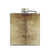  trendy grundge Irish shamrock monogram Heupfles (Achterkant)