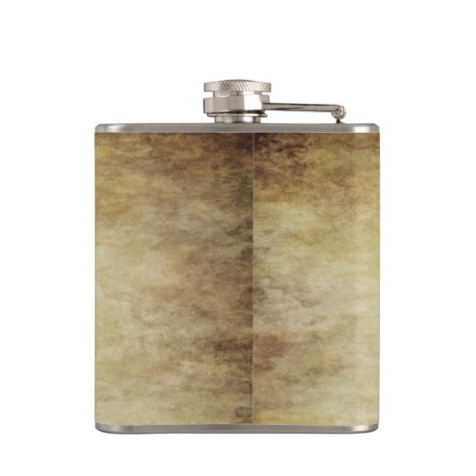  trendy grundge Irish shamrock monogram Heupfles (Achterkant)