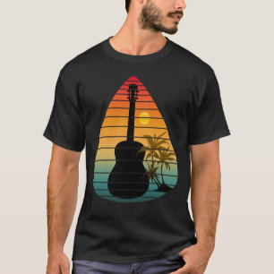 TRENDY GUITAR PICK SUNSET T-SHIRT