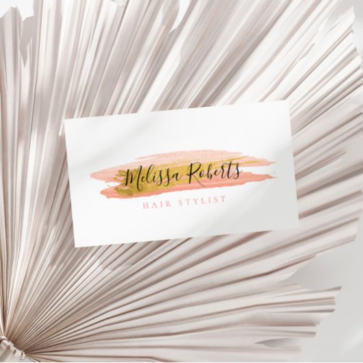 trendy haarstylist visitekaartje
