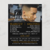 Trendy Hair Cut, Mannen Barbers Adverteren Flyer (Voorkant)