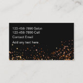 Trendy Hair Stylist Betaalbare Visitekaartjes (Achterkant)