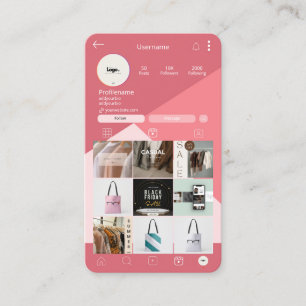 Trendy Hair Stylist Visitekaartjes   Instagram