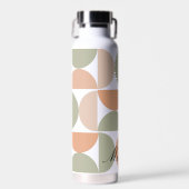 Trendy Half Moon Patroon met de Aangepaste Douane Waterfles (Voorkant)