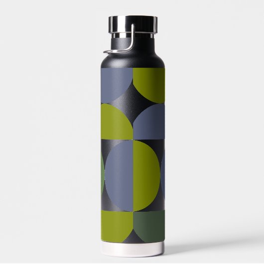 Trendy Half Moon Patroon met de Aangepaste Douane Waterfles (Rechts)