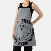 Trendy Halloween Boo Ghost Quote All-Over Print Schort (Insitu)