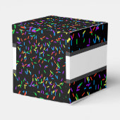 Trendy Halloween Spooky Black Spider Donut Bedankdoosjes (Achterkant)