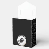 Trendy Halloween Spooky Black Spider Donut Bedankdoosjes (Geopend)