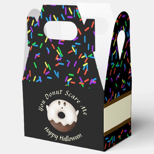 Trendy Halloween Spooky Boo Ghost Donut Party Bedankdoosjes (Open)