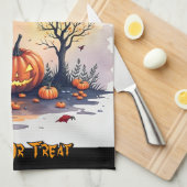 Trendy Halloween Spooky Cute Collection Theedoek (Quarter Fold)
