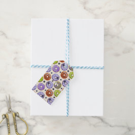 Trendy Halloween Spooky Donut Cadeaulabel
