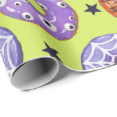 Trendy Halloween Spooky Donut Gift Wrapping Paper Cadeaupapier (Rol Hoek)