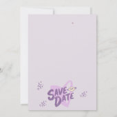 Trendy Hand Drawn Scribble Fun Sla de datum op Kaart (Achterkant)