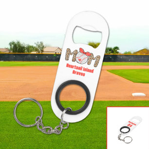 Trendy Hand getrokken Honkbal Mama Gepersonaliseer Mini Flessenopener