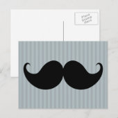 Trendy Handlebar Mustache Mustache Stache Briefkaart (Voorkant / Achterkant)