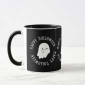 Trendy Happy Halloween Schattigee Ghost Classic Mok (Links)