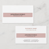 Trendy Harmonic Colors Professional Elegant Plain Visitekaartje (Voorkant / Achterkant)