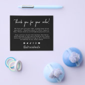 Trendy Hartelijk dank voor uw bestelbrochure Flyer (Enkel)