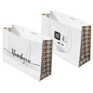 Trendy Hartelijk dank voor uw zakelijke, aangepast Groot Cadeauzakje