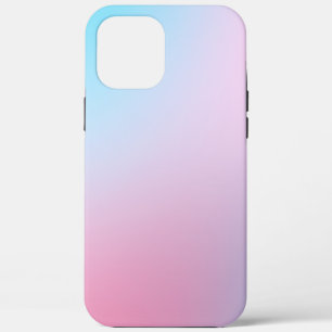 Trendy hedendaags Blauwgroen roze blauw iPhone 12 Pro Max Hoesje
