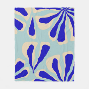 Trendy hedendaagse florale naadloze patronen. fleece deken