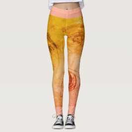 Trendy hete Leggings - vet patroon, rekbare Fab