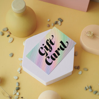 Trendy Hologram Esthetisch Certificaat Cadeau Kaar Visitekaartje