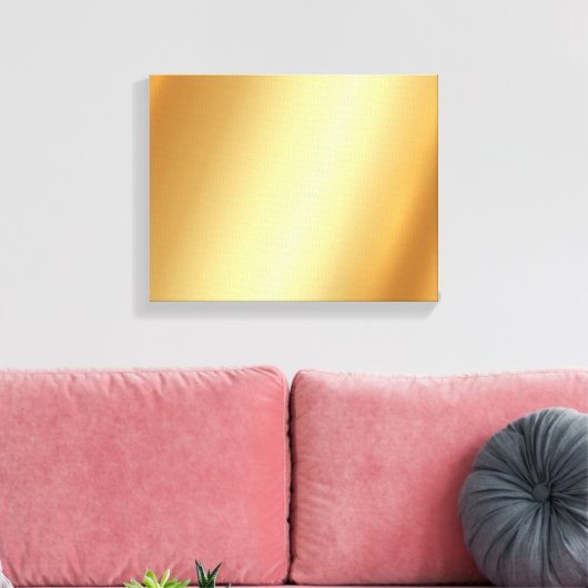 Trendy Horizontal Gold Background For Your Photo Canvas Afdruk (Insitu (Woonkamer))