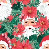 Trendy hot pink and red Christmas preppy towels