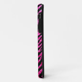Trendy Hot Pink Zebra Print Glitz Glitter Sparkles Case-Mate iPhone Case (Achterkant/links)