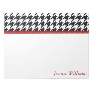 Trendy Houndstooth Notitieblok