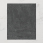 Trendy Houtskool Zwarte Hondenverzorgingsfolder Flyer (Achterkant)