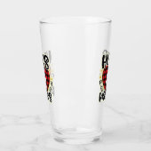 Trendy Hugs en Kisses Valentijnsdag Glas (Links)