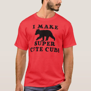 Trendy I Make Super Cute Cubs Beer Humor T-shirt