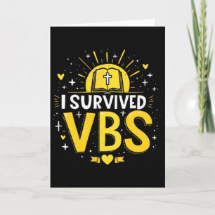 Trendy Ik Heb Vbs Vakantie Bijbel School Overleefd Kaart